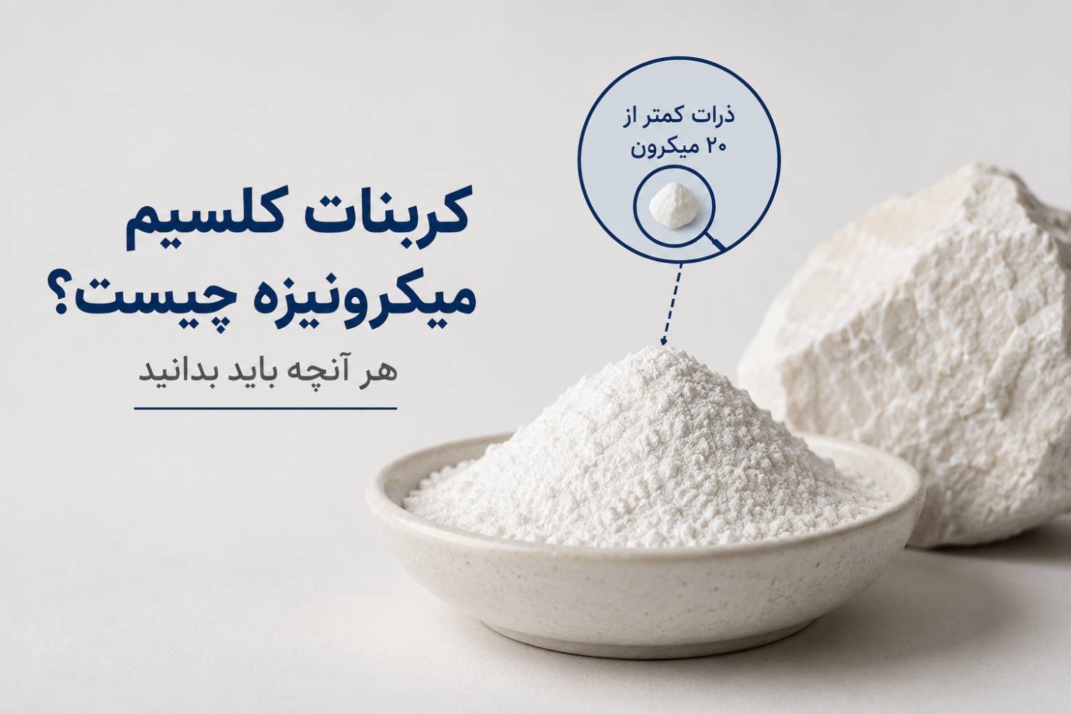 کربنات کلسیم میکرونیزه